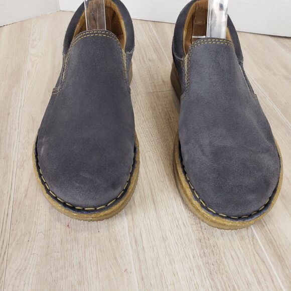 Born Bryson Distressed Leather Slip‑On Shoes Men’s Size 6 Comfort Casual Blue main image 8